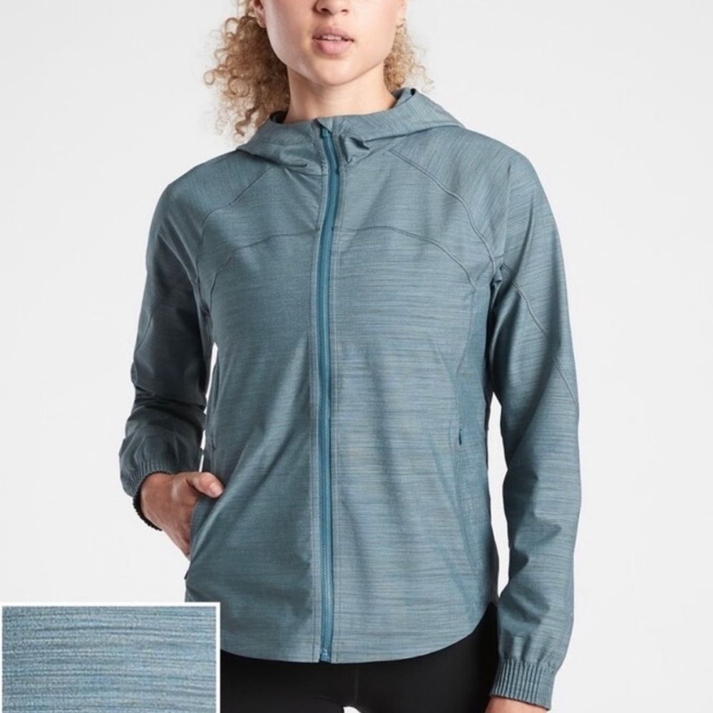 Athleta Racer Running Free full zip windbreaker running jacket women’s size XS